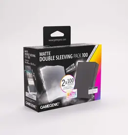 Double Sleeving Pack: Matte (100) Inner Sleeves and Black sleeves