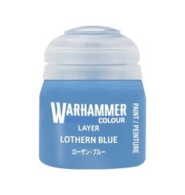 Citadel Layer Paint: Lothern Blue.