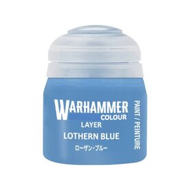 Citadel Layer Paint: Lothern Blue.