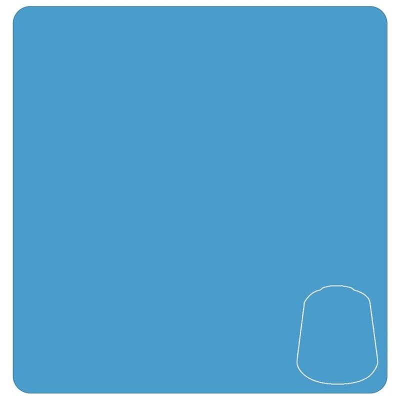 Citadel Layer Paint: Lothern Blue.