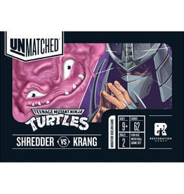 Restoration Games Unmatched Teenage Mutant Ninja Turtles Krang Vs Shredder
