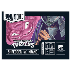 Restoration Games Unmatched Teenage Mutant Ninja Turtles Krang Vs Shredder