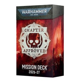 Games Workshop Warhammer 40k Chapter Approved Mission Deck