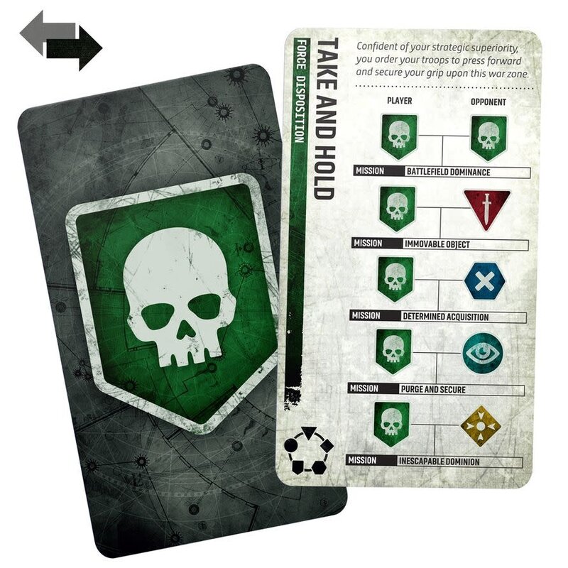 Games Workshop Warhammer 40k Chapter Approved Mission Deck