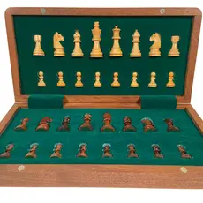 Chess Set: 12 Inch Magnetic Folding Board