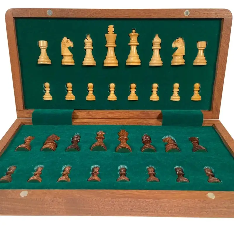 Chess Set: 12 Inch Magnetic Folding Board