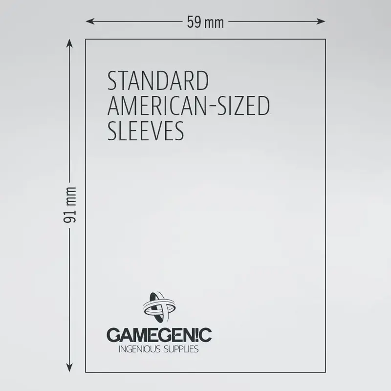 Matte Board Game Sleeves: Standard American (50) (Green)