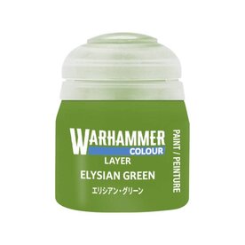 Citadel Layer Paint: Elysian Green.