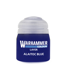 Citadel Layer Paint: Alaitoc Blue.