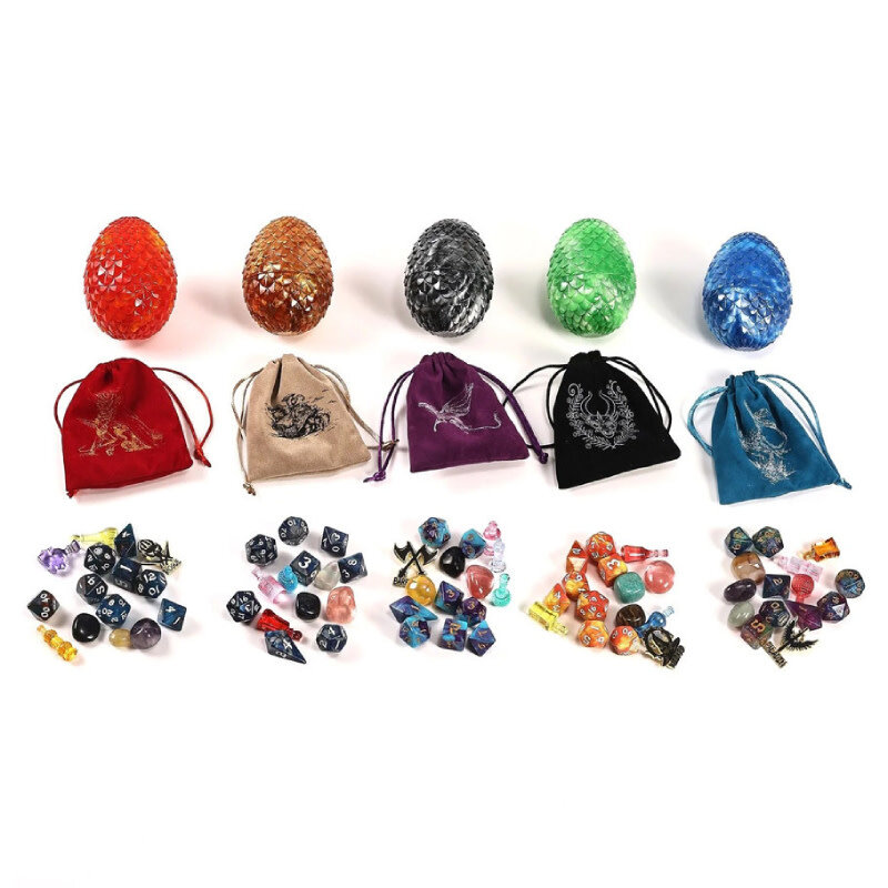 Hymgho Premium Dice Mystery RPG Dice: Dragon's Hoard Egg