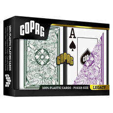 United States Playing Card Co Playing Cards: COPAG Green Purple
