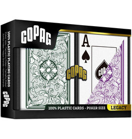 United States Playing Card Co Playing Cards: COPAG Green Purple