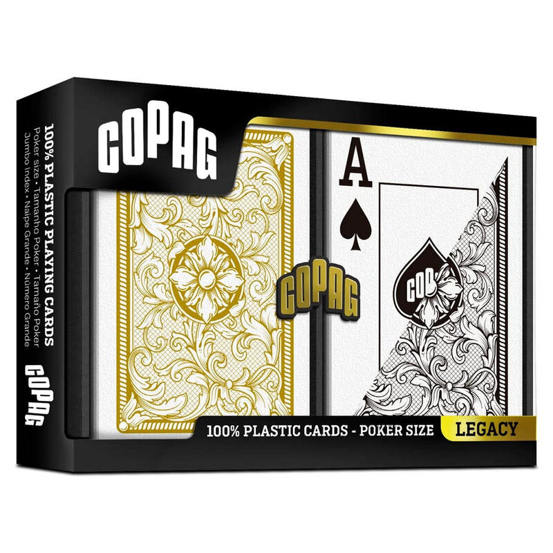 United States Playing Card Co Playing Cards: COPAG Black Gold