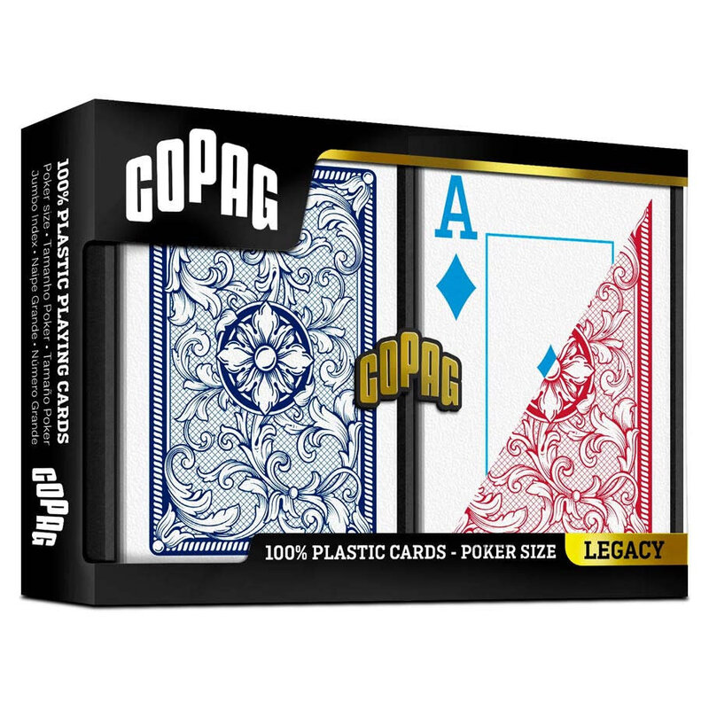 United States Playing Card Co Playing Cards: COPAG Jumbo 4-Color