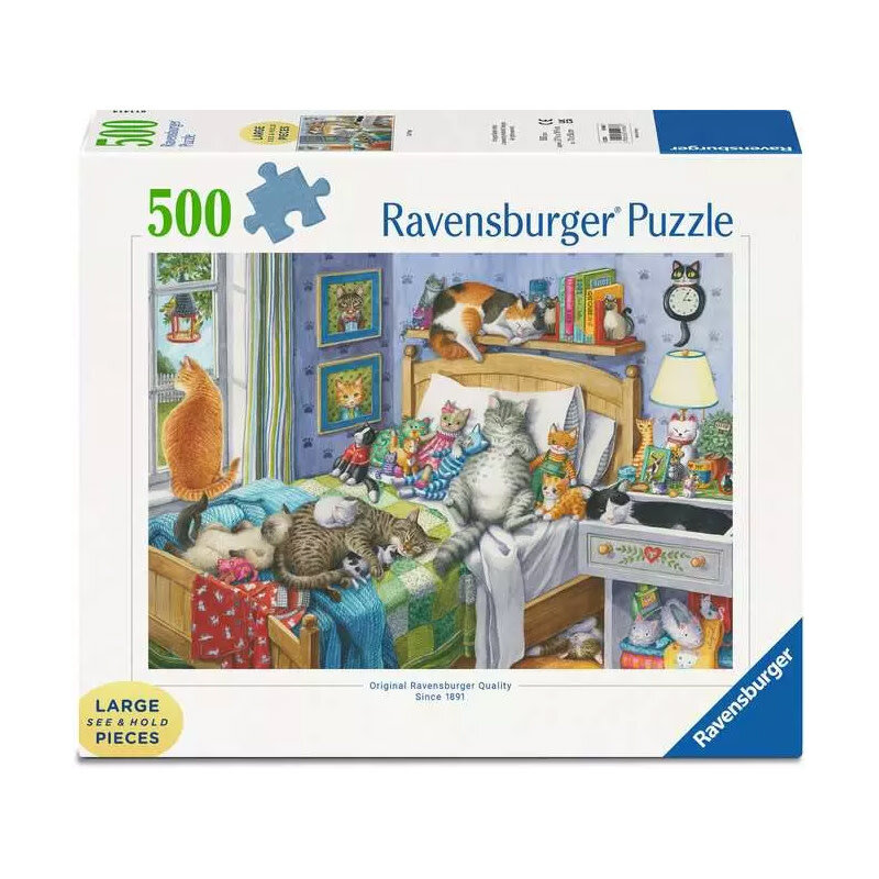 Ravensburger Cat Nap Puzzle - Large Pieces (500 pcs)