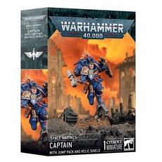 Games Workshop Warhammer 40k Captain with Jump Pack and Relic Shield