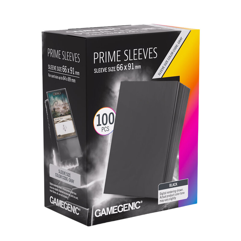 Prime Sleeves: (100) Black