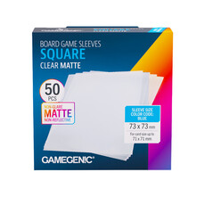 Matte Board Game Sleeves: Square (50) (Blue)