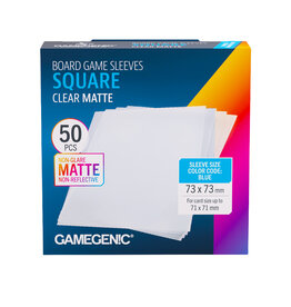 Matte Board Game Sleeves: Square (50) (Blue)