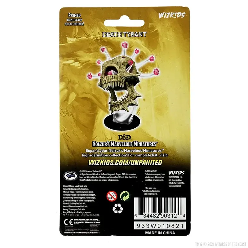 Wizkids D&D Unpainted Minis: Death Tyrant
