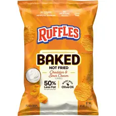 Sam's Club Chips: Ruffles Baked Cheddar & Sour Cream