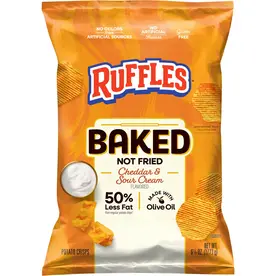 Sam's Club Chips: Ruffles Baked Cheddar & Sour Cream