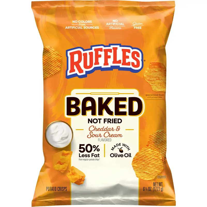 Sam's Club Chips: Ruffles Baked Cheddar & Sour Cream