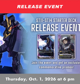 Game Night Games Gundam TCG ST11-14 Starter Deck Release Event (Thurs, Oct 1, 2026 at 6:00 pm)
