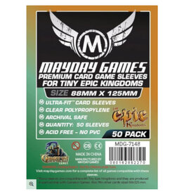 Mayday Games Sleeves: Premium Custom Tiny Epic Kingdoms Sleeves 88mm x 125mm (50)