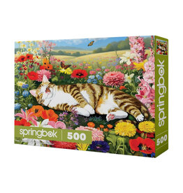 Springbok Cat Nap Puzzle (500 PCS)