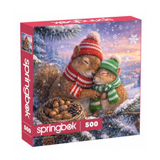 Springbok Snowy Squirrels  Puzzle (500 PCS)