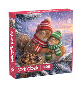 Springbok Snowy Squirrels  Puzzle (500 PCS)