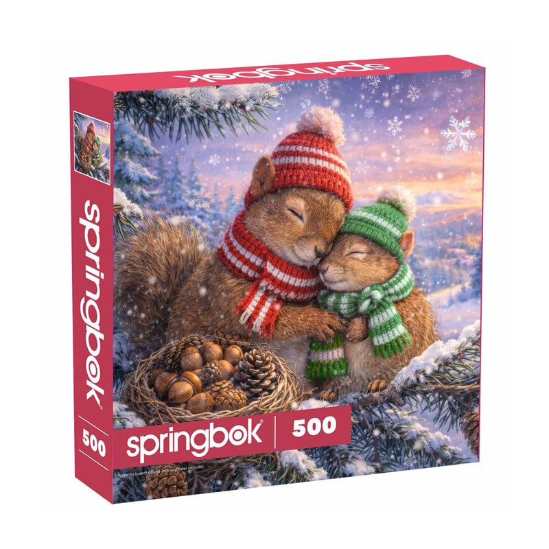 Springbok Snowy Squirrels  Puzzle (500 PCS)