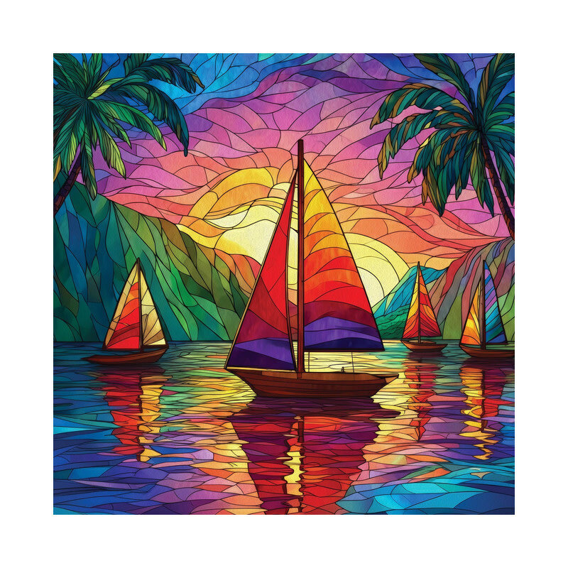 Springbok Tropical Sailing Puzzle (500 PCS)