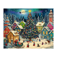 Springbok Festive Christmas Village Puzzle (500 PCS)