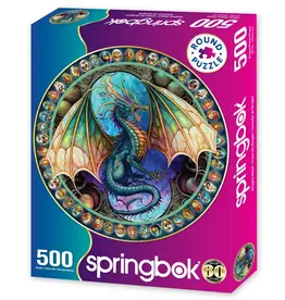 Springbok Dragon Heart Round Puzzle (500 PCS)
