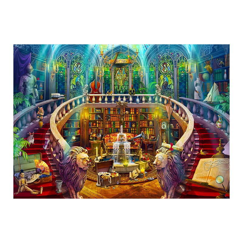 Springbok Seek and Find Library Puzzle (1000 PCS)