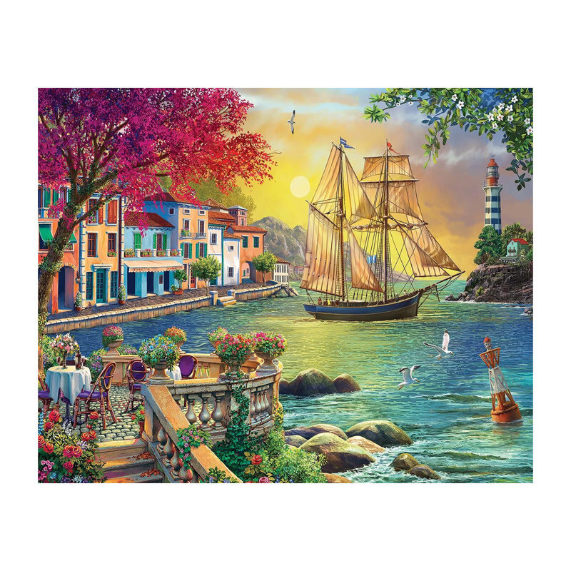 Springbok Oceanside Sunset Puzzle (1000 PCS)