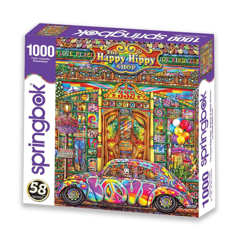 Springbok The Happy Hippy Shop Puzzle (1000 pcs)