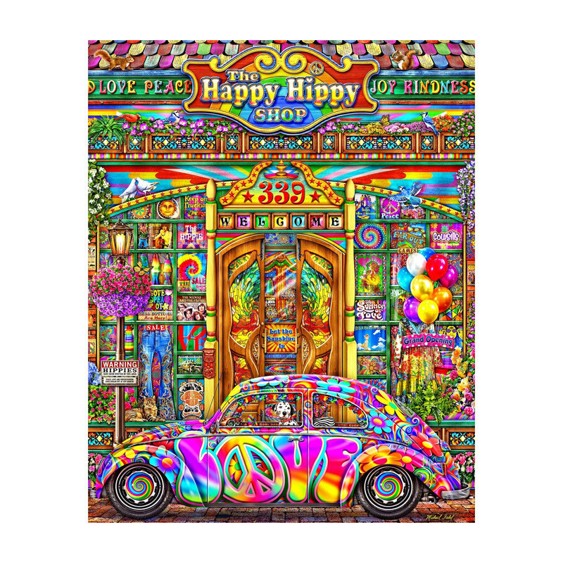 Springbok The Happy Hippy Shop Puzzle (1000 pcs)