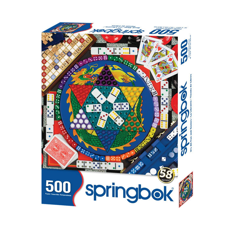 Springbok It's All Fun and Games Puzzle (500 PCS)