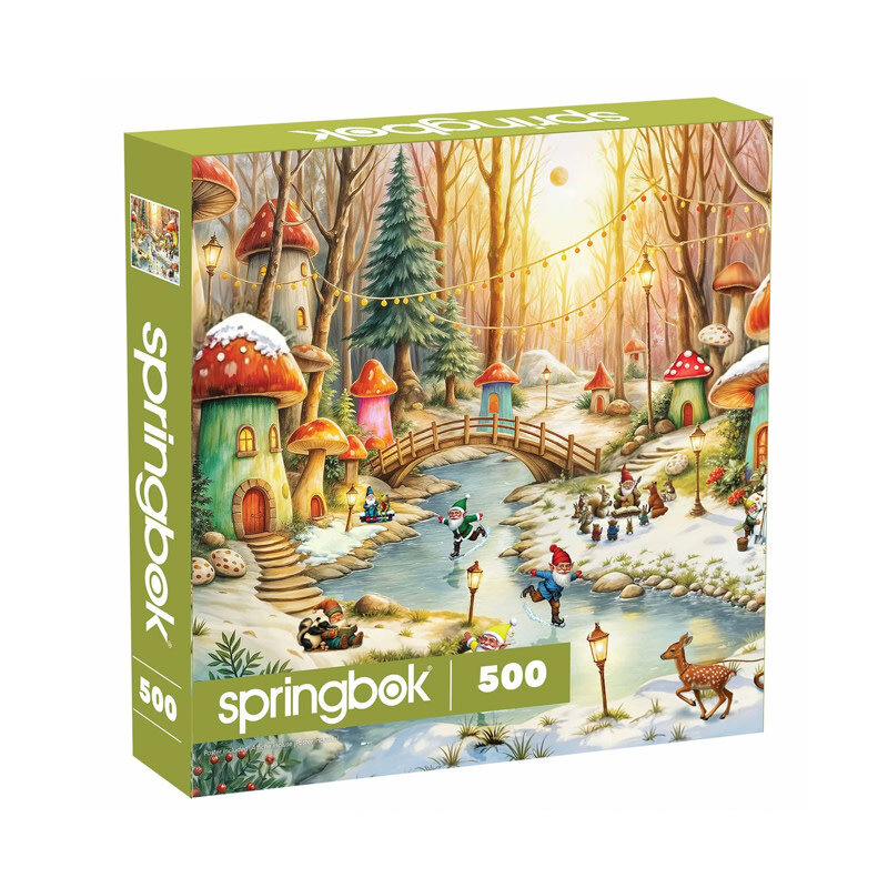 Springbok Gnomeland in Winter Puzzle (500 PCS)