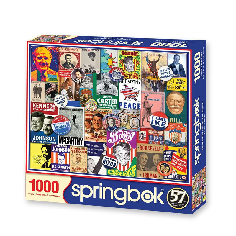 Springbok Poster Politics Puzzle (1000 pcs)