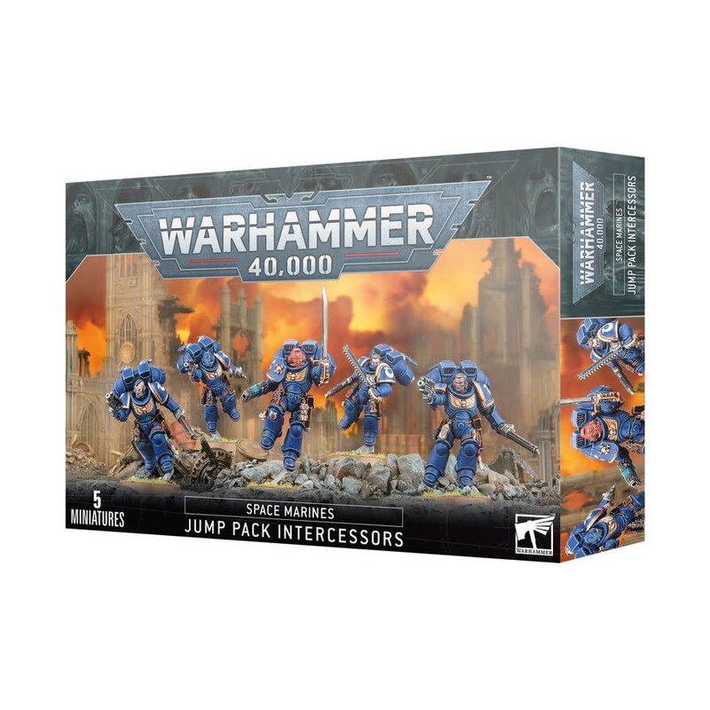 Games Workshop Warhammer 40k Space Marines Assault Intercessors with Jump Packs