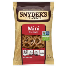 Misc Snyder's Mini Pretzels 1.5oz