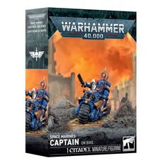 Games Workshop Warhammer 40k Space Marines Captain on Bike
