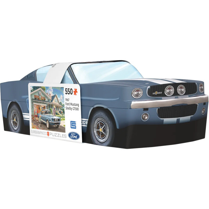 Eurographics 1967 Ford Mustang Shelby GT500 Tin Puzzle (550 PCS) - New