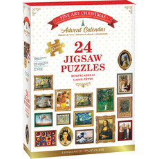 Eurographics Fine Art Christmas Advent Calendar Puzzles (24 x 50 PCS)