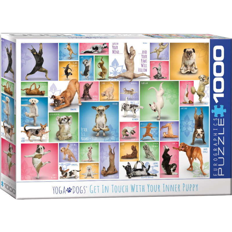 Eurographics Yoga Dogs Puzzle (1000 PCS)