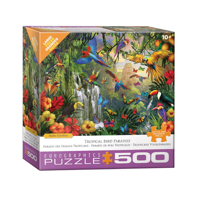 Eurographics Tropical Bird Paradise Puzzle (500 PCS) - NEW